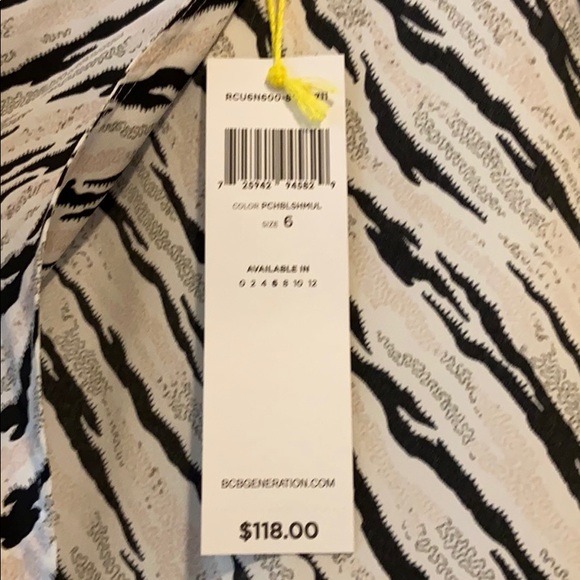 Bcbg open back white and black minidress - Picture 7 of 12